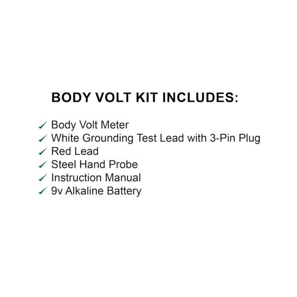 Body Volt Kit (Human Body Voltage Checker) for Earthing Products - Image 4