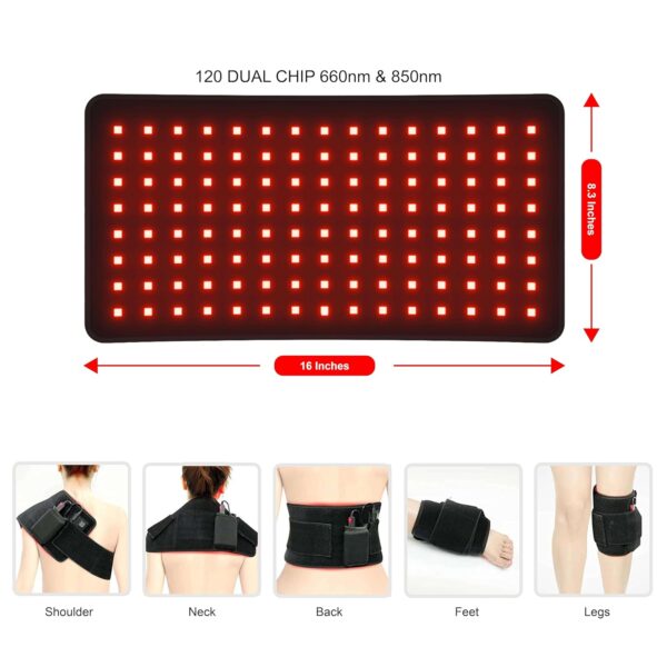 Grounding Mat Red Light Therapy Infrared Light Therapy Pad - Image 2